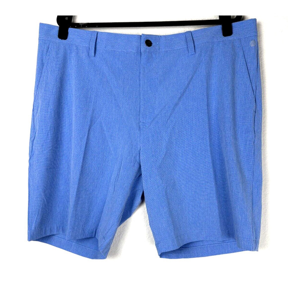 Adidas Men's Cross Hatch Performance Golf Shorts Blue Size 40